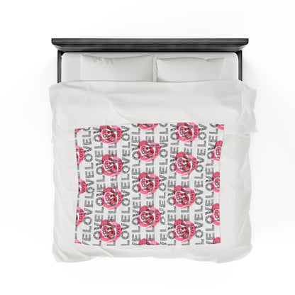 Cozy Valentine's Day Love Print Blanket – The Perfect Gift of Warmth - By Ts1st