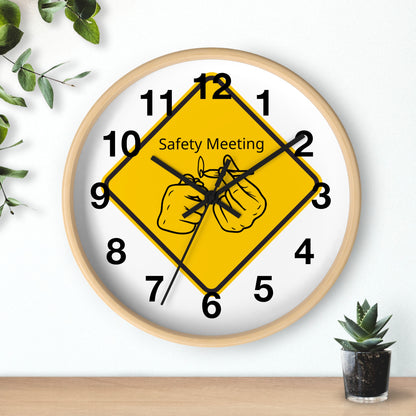 Ts1st LLC – "Safety Meeting" Wall Clock: A Must-Have for the 420 Community