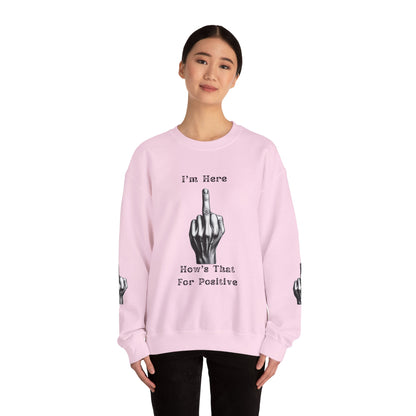 Middle Finger Graphic Unisex Crewneck Sweatshirt - Ts1st