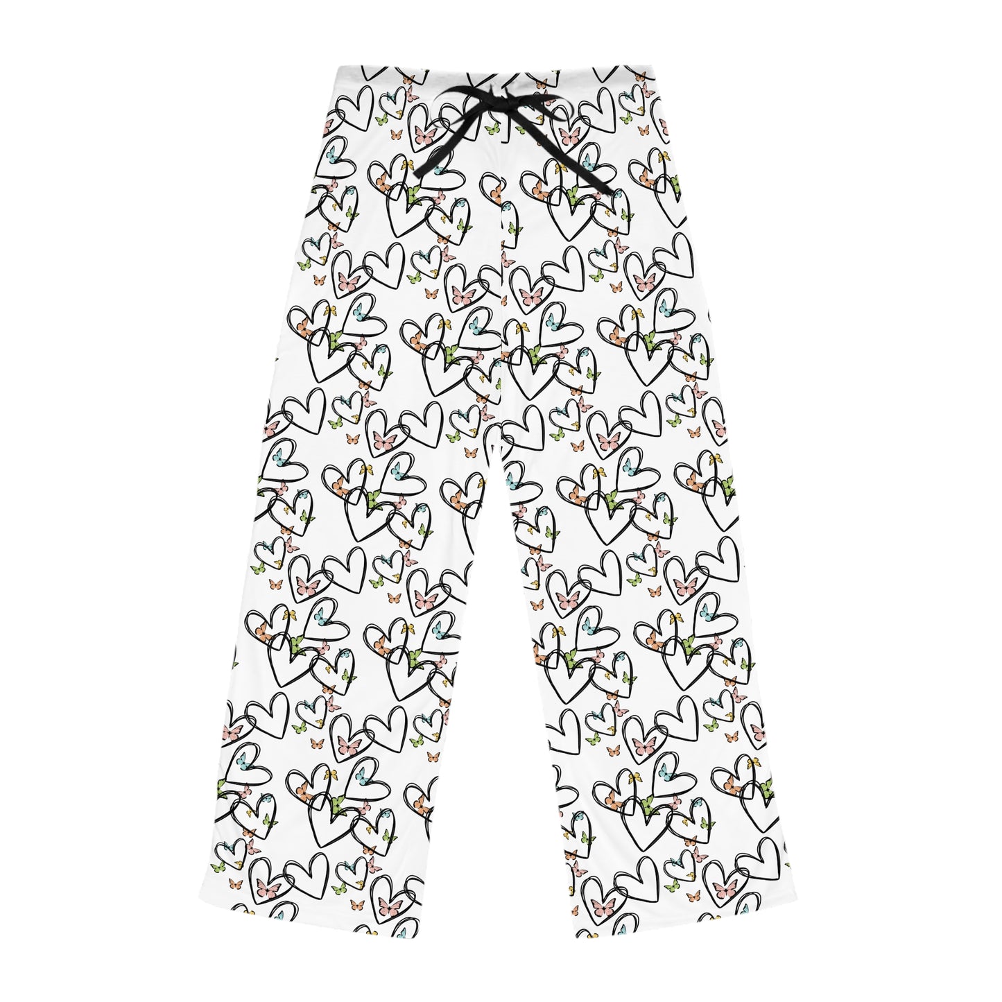 Valentines Heart Print Pajama Pants – Relax in Style - By Ts1st