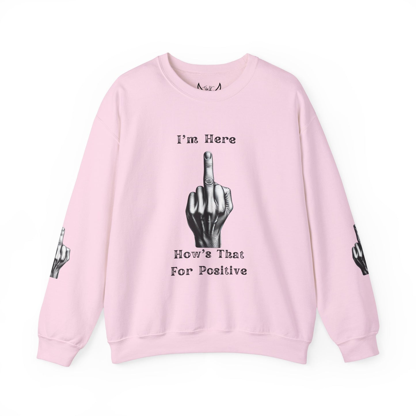 Middle Finger Graphic Unisex Crewneck Sweatshirt - Ts1st