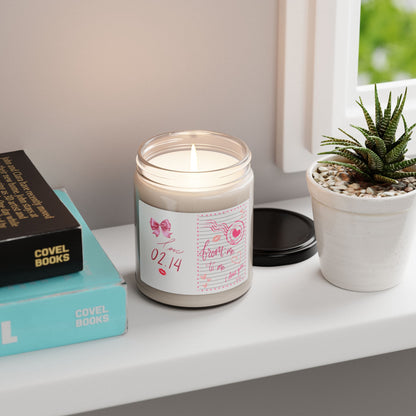 Valentine’s Day Scented Candle: Snail Mail Design by Ts1st Shop