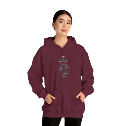 Check on Your People – Unraveling Mental Health Together Hoodie