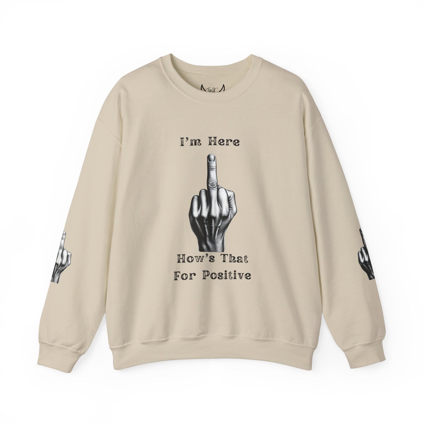 Middle Finger Graphic Unisex Crewneck Sweatshirt - Ts1st