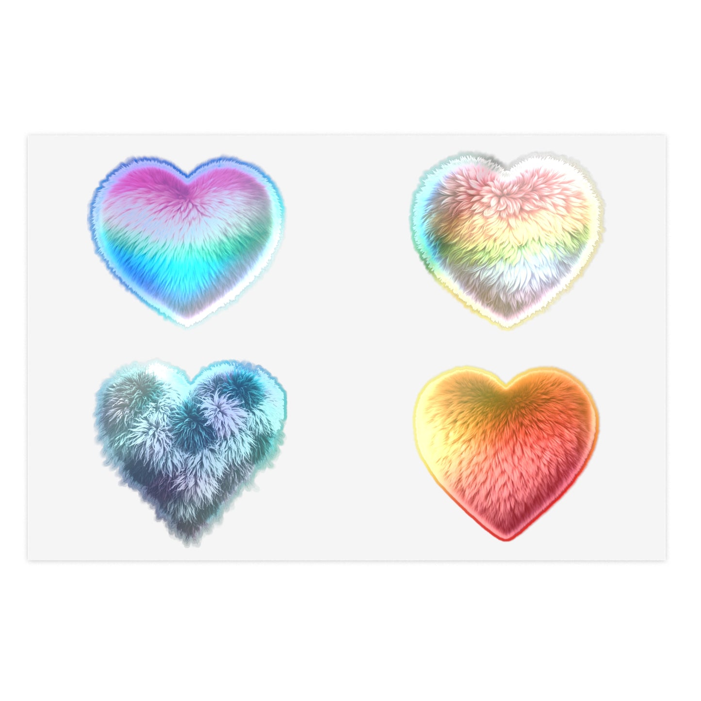 3D Puffy Heart Vinyl Sticker Sheet – Unique Ts1st Shop Design