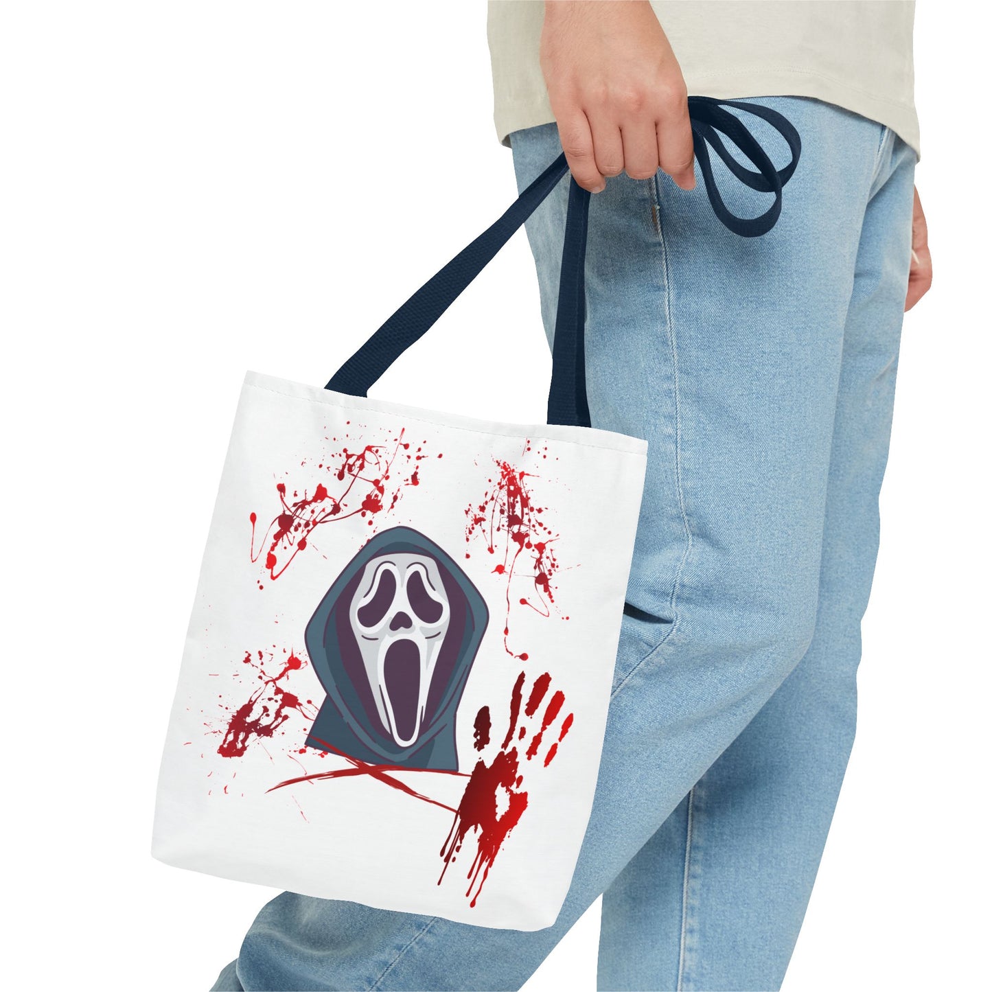 Ts1st - 90s Vibe Ghost Face Halloween Tote Bag