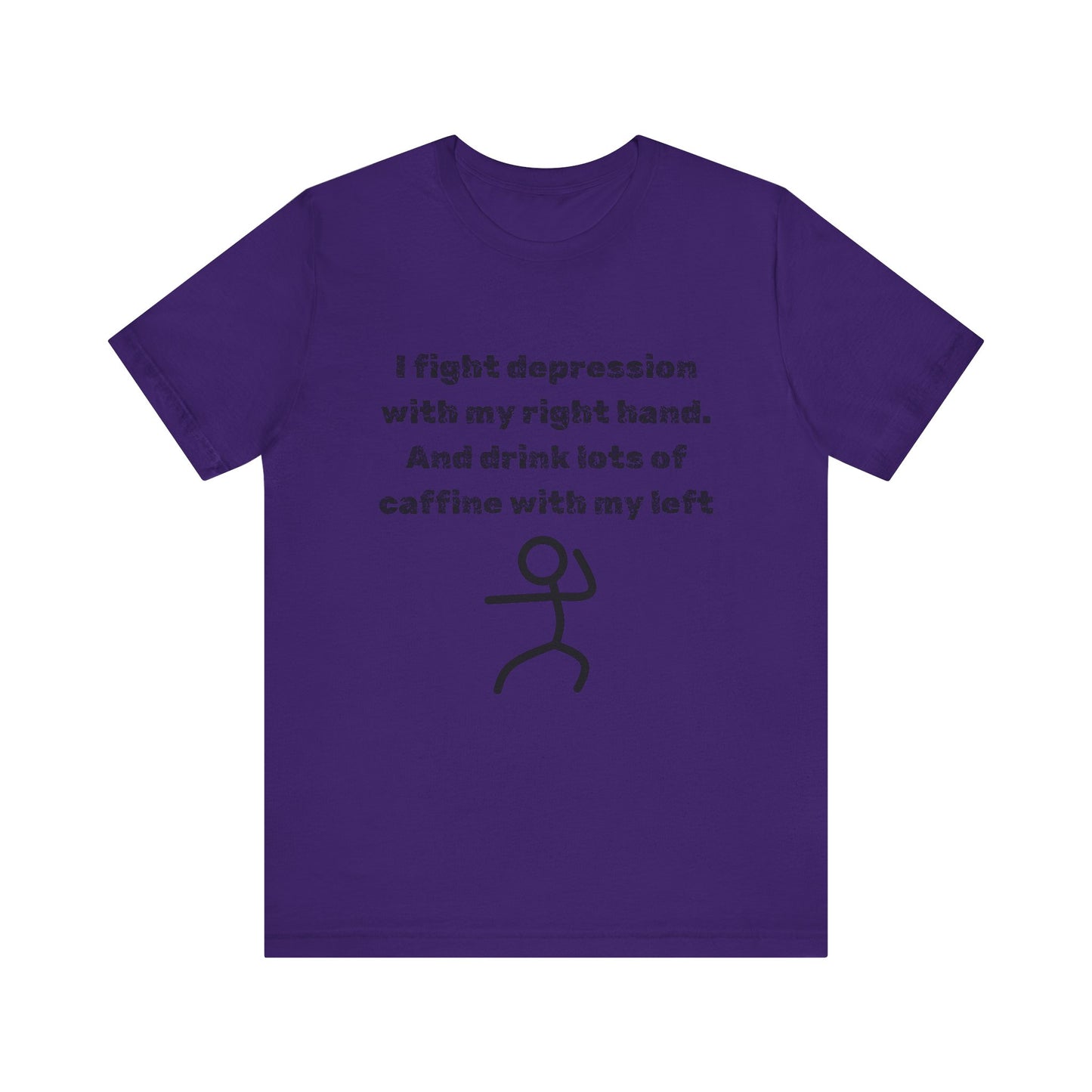 Humorous Mental Health Shirt for Coffee Lovers – Unisex Graphic Tee