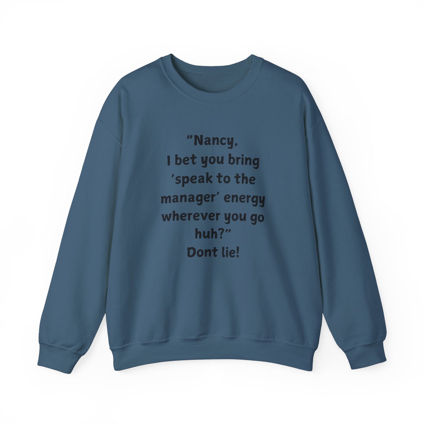 "Introducing the Karen & Nancy Collection: Unisex Heavy Blend Crewneck Sweatshirt"