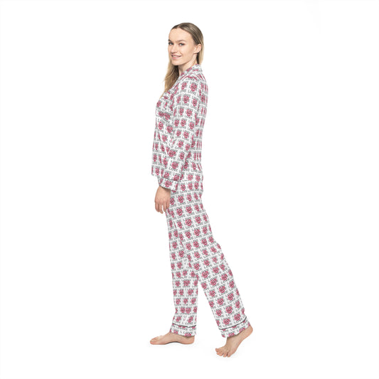 Silky Smooth Valentine's Love Print Pajamas – Luxurious Comfort for Women - By Ts1st Shop