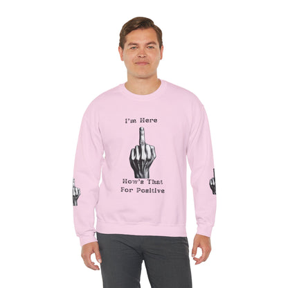 Middle Finger Graphic Unisex Crewneck Sweatshirt - Ts1st