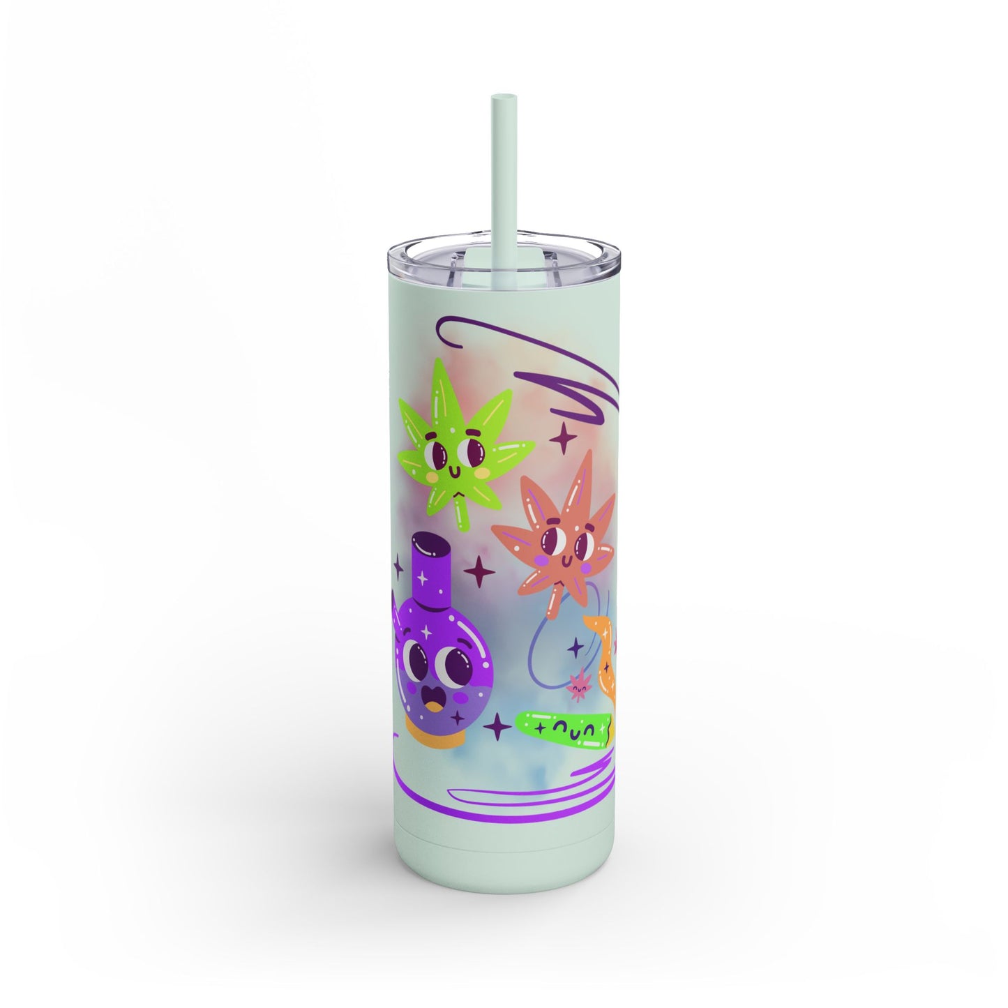 Ts1st LLC 20 oz Tumbler - Cute 420 Cartoon