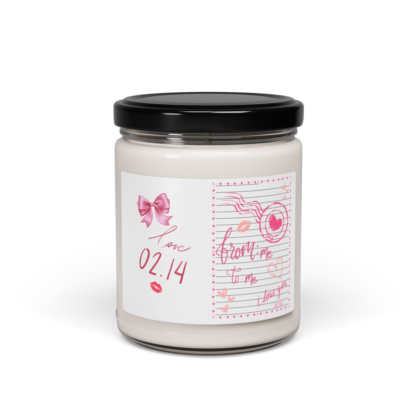 Valentine’s Day Scented Candle: Snail Mail Design by Ts1st Shop