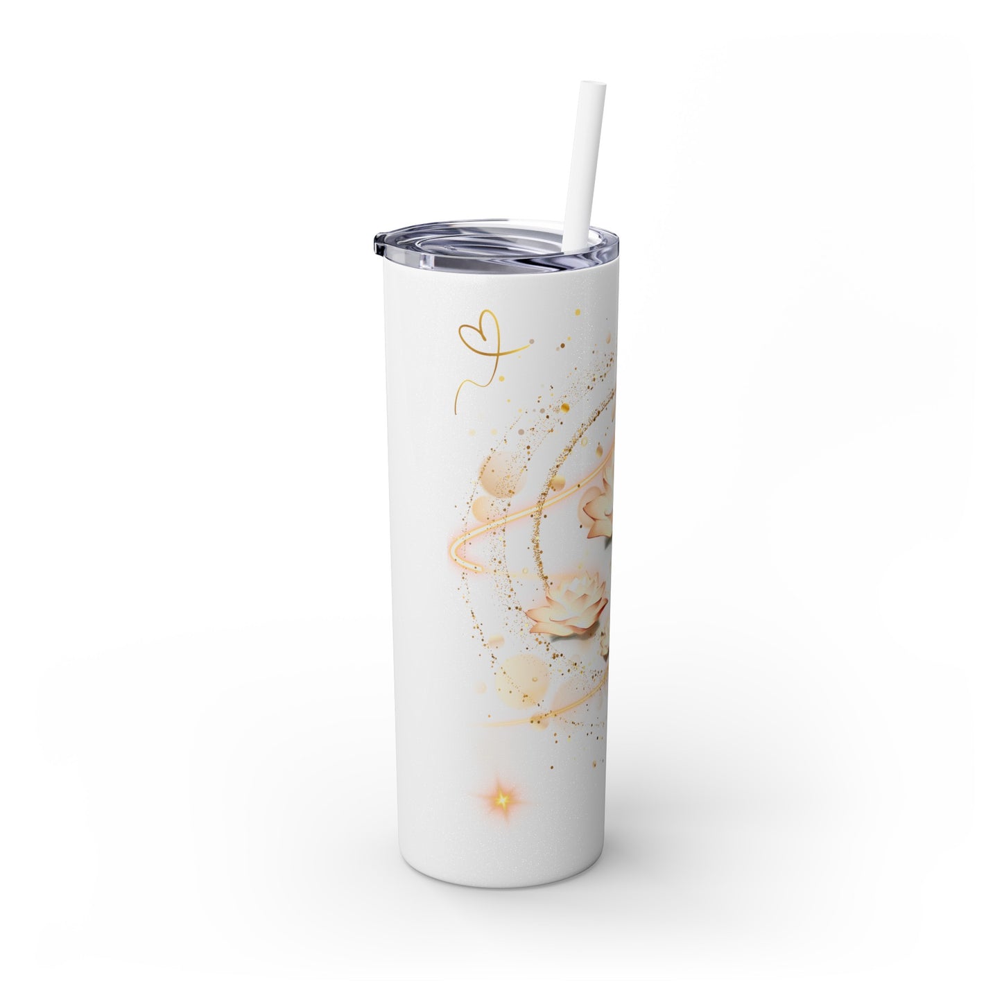 Skinny Tumbler with Straw, 20oz By Ts1st LLC