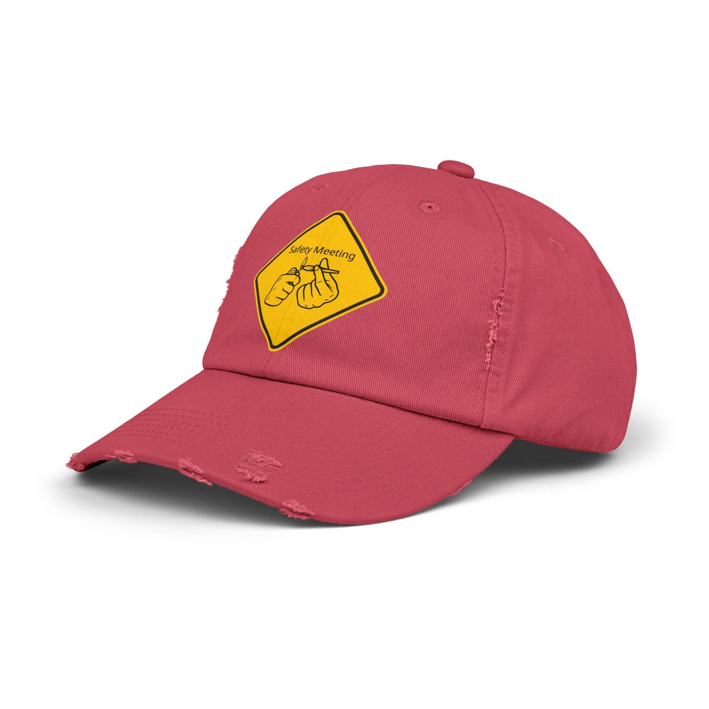 Distressed Hats: Safety Meeting design - Ts1st