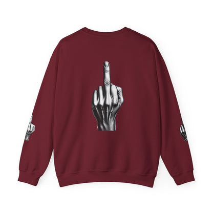 Middle Finger Graphic Unisex Crewneck Sweatshirt - Ts1st