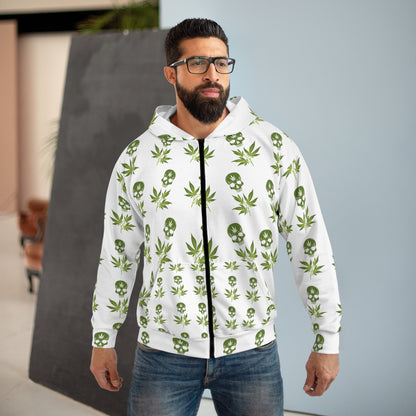 Ts1st - 420-Friendly Cozy Zipped Fleece Hoodie