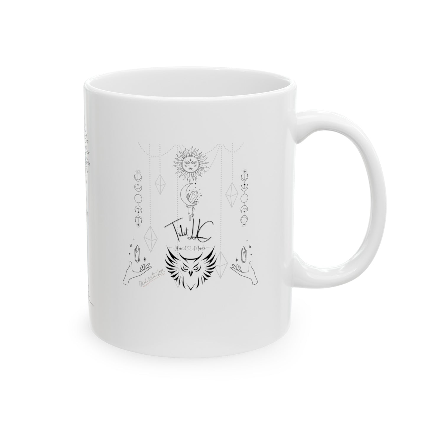 Ceramic Mug, (11oz, 15oz) ts1st logo