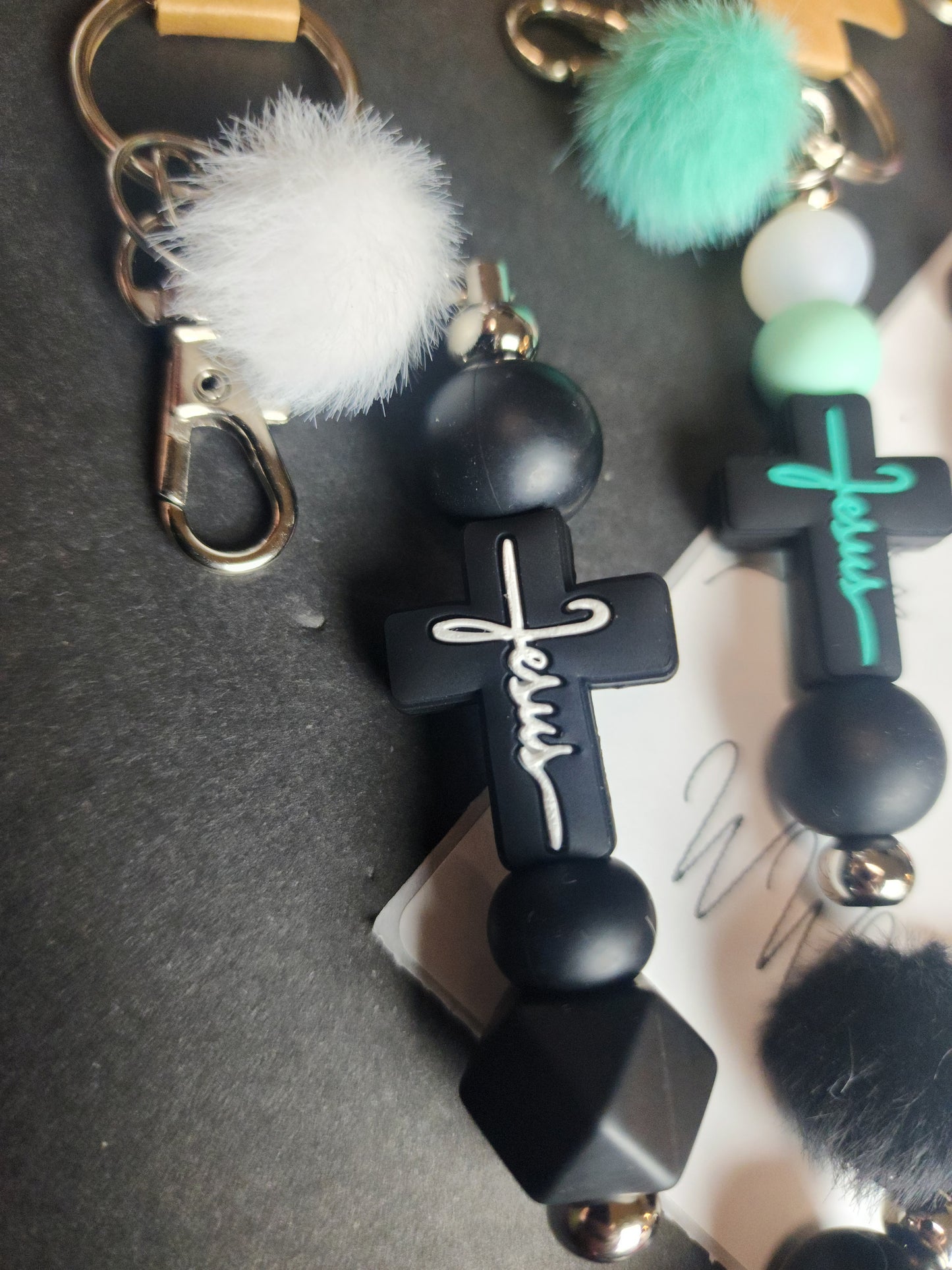 Kats - Handmade Cross Keychains