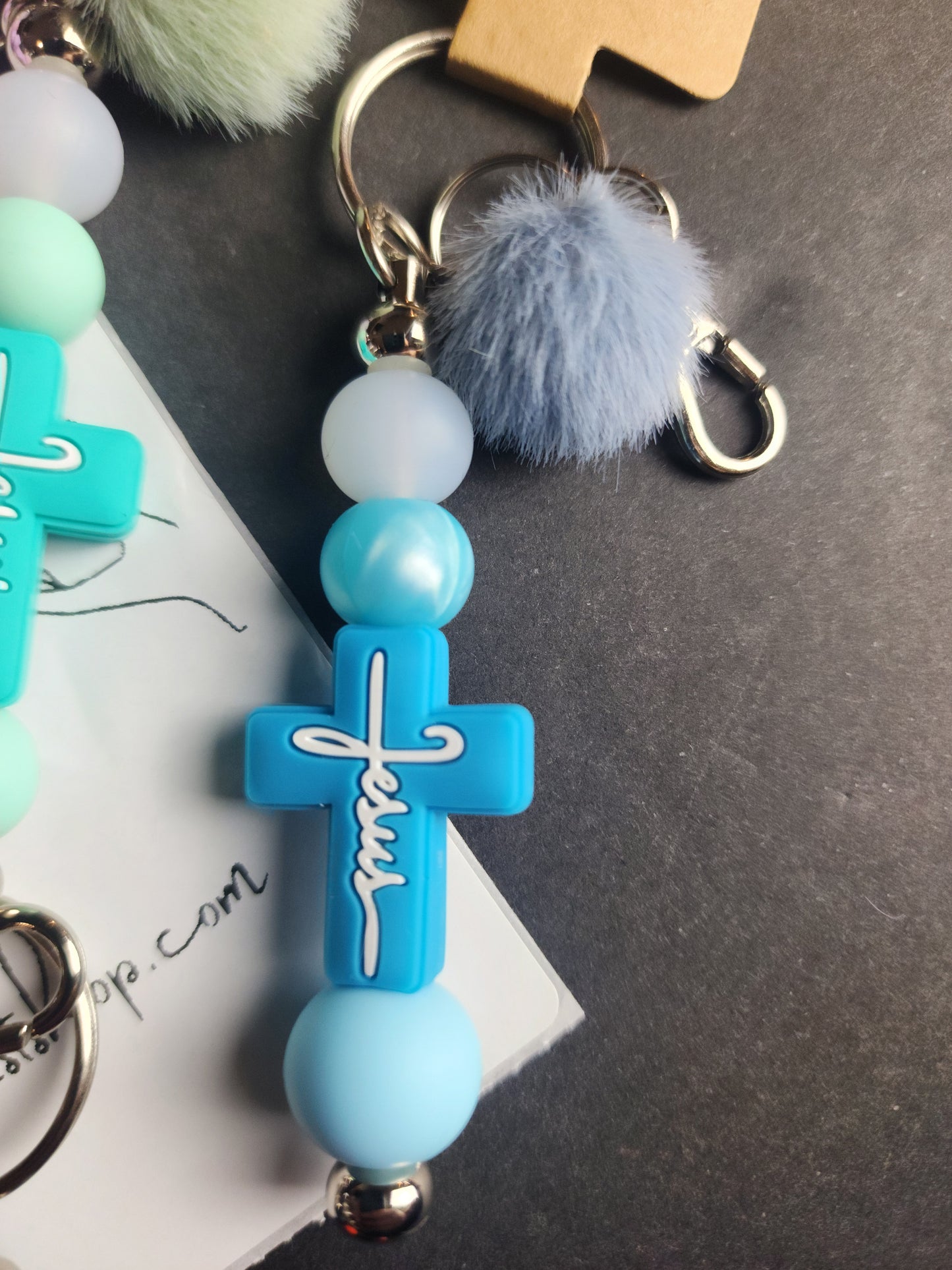 Kats - Handmade Cross Keychains