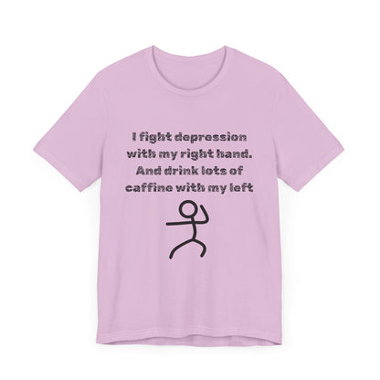 Humorous Mental Health Shirt for Coffee Lovers – Unisex Graphic Tee