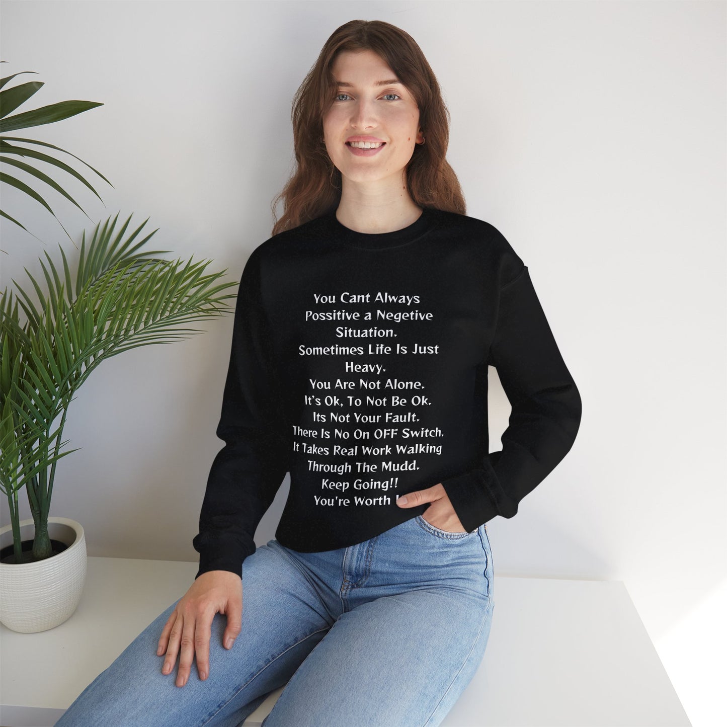 Mental Health Awareness Sweatshirt – Cozy Comfort with an Inspirational Message