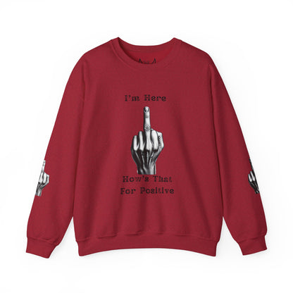 Middle Finger Graphic Unisex Crewneck Sweatshirt - Ts1st