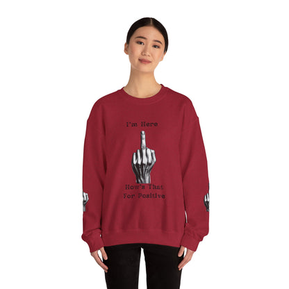 Middle Finger Graphic Unisex Crewneck Sweatshirt - Ts1st