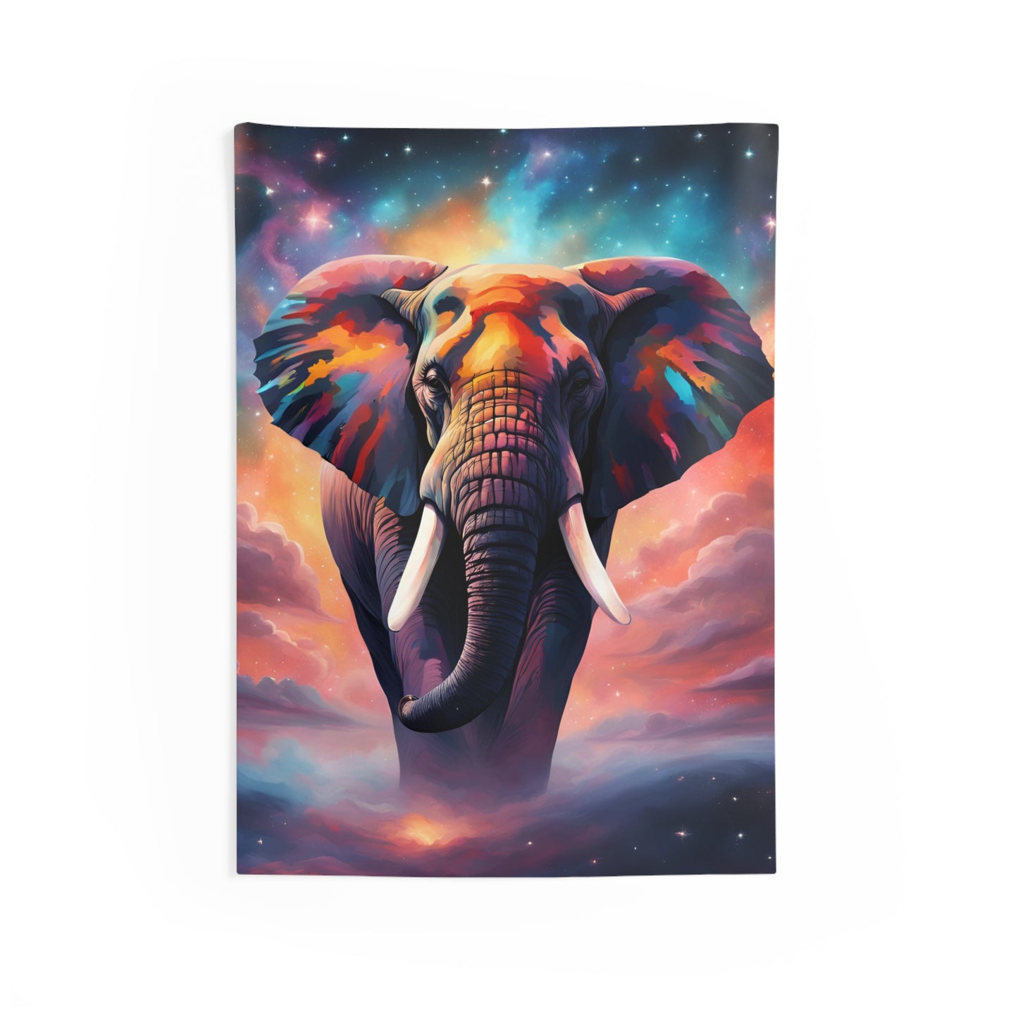 Ts1st - Elephant Contrast Art Wall Tapestry – Elevate Your Space 🐘