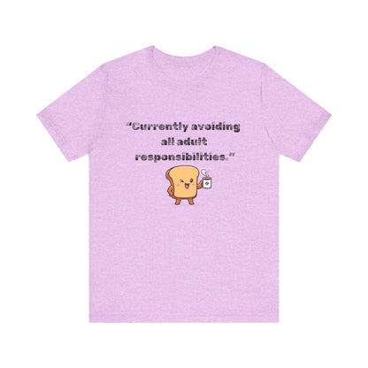 Currently Avoiding All Adult Responsibilities' Graphic T-Shirt - Ts1st shop