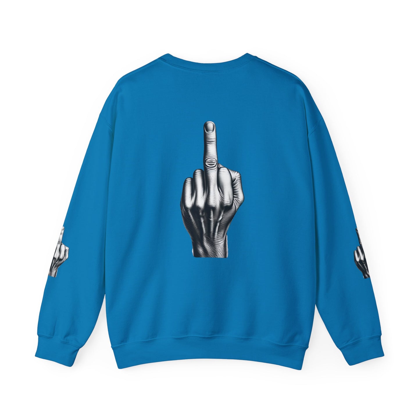 Middle Finger Graphic Unisex Crewneck Sweatshirt - Ts1st