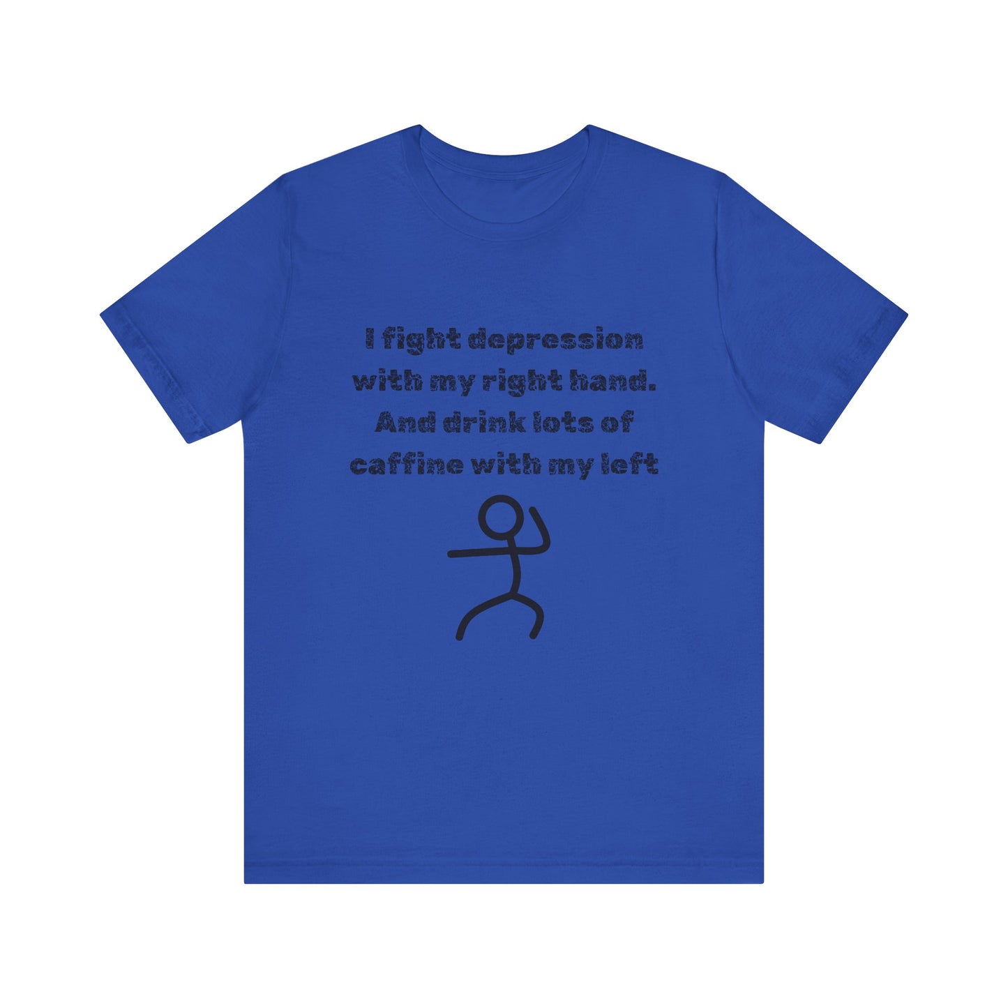 Humorous Mental Health Shirt for Coffee Lovers – Unisex Graphic Tee