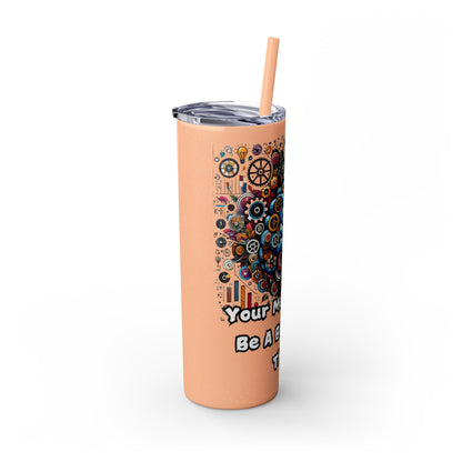 Skinny Tumbler with Straw, 20oz