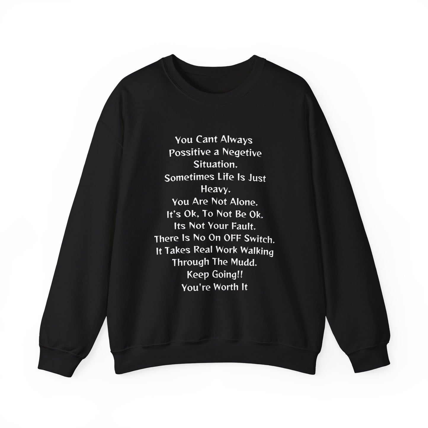 Mental Health Awareness Sweatshirt – Cozy Comfort with an Inspirational Message