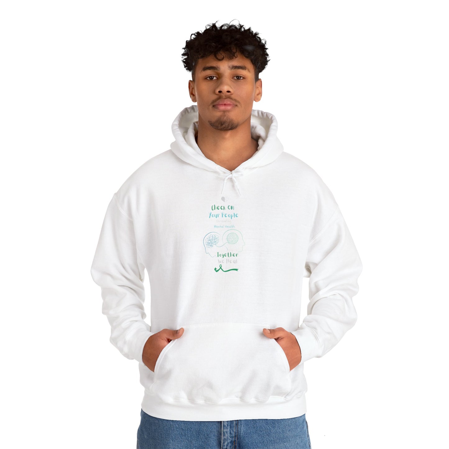 Check on Your People – Unraveling Mental Health Together Hoodie