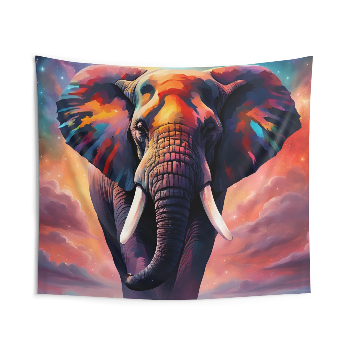 Ts1st - Elephant Contrast Art Wall Tapestry – Elevate Your Space 🐘