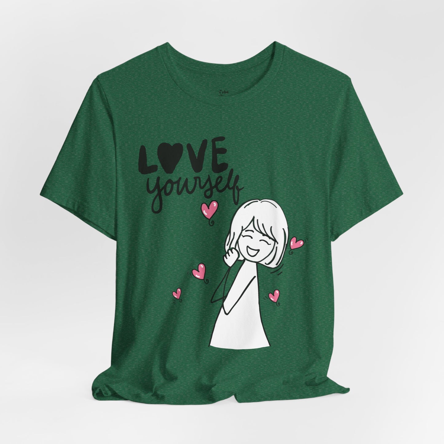 "Love Yourself" Graphic Tee – Classic Unisex Valentine’s Edition - By Ts1st Shop