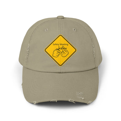 Distressed Hats: Safety Meeting design - Ts1st