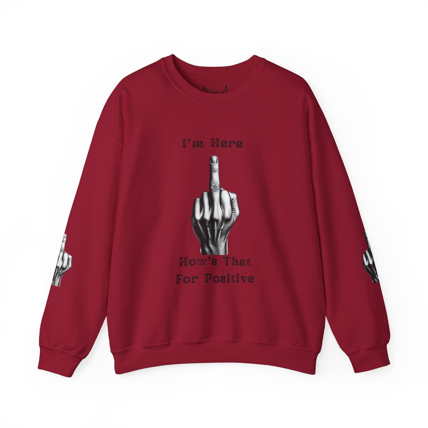 Middle Finger Graphic Unisex Crewneck Sweatshirt - Ts1st