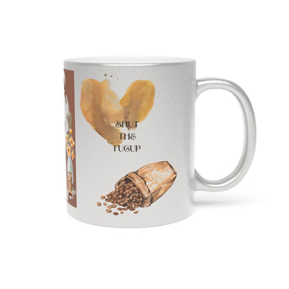 Moody Coffee - Metallic Mug (Silver\Gold)