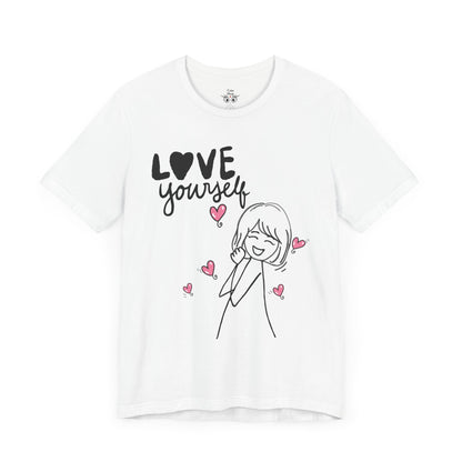 "Love Yourself" Graphic Tee – Classic Unisex Valentine’s Edition - By Ts1st Shop