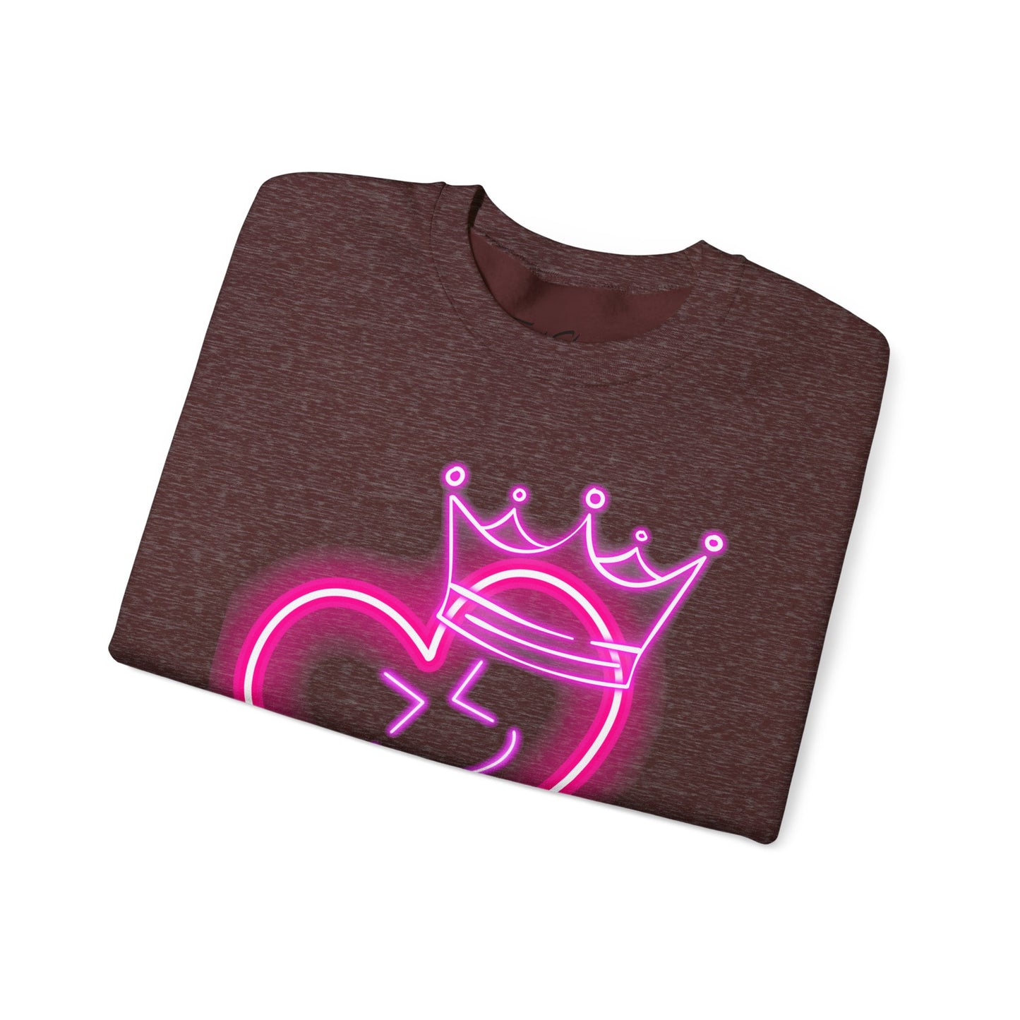 Cozy Valentine Crewneck Sweatshirt – Designed by Ts1st Shop