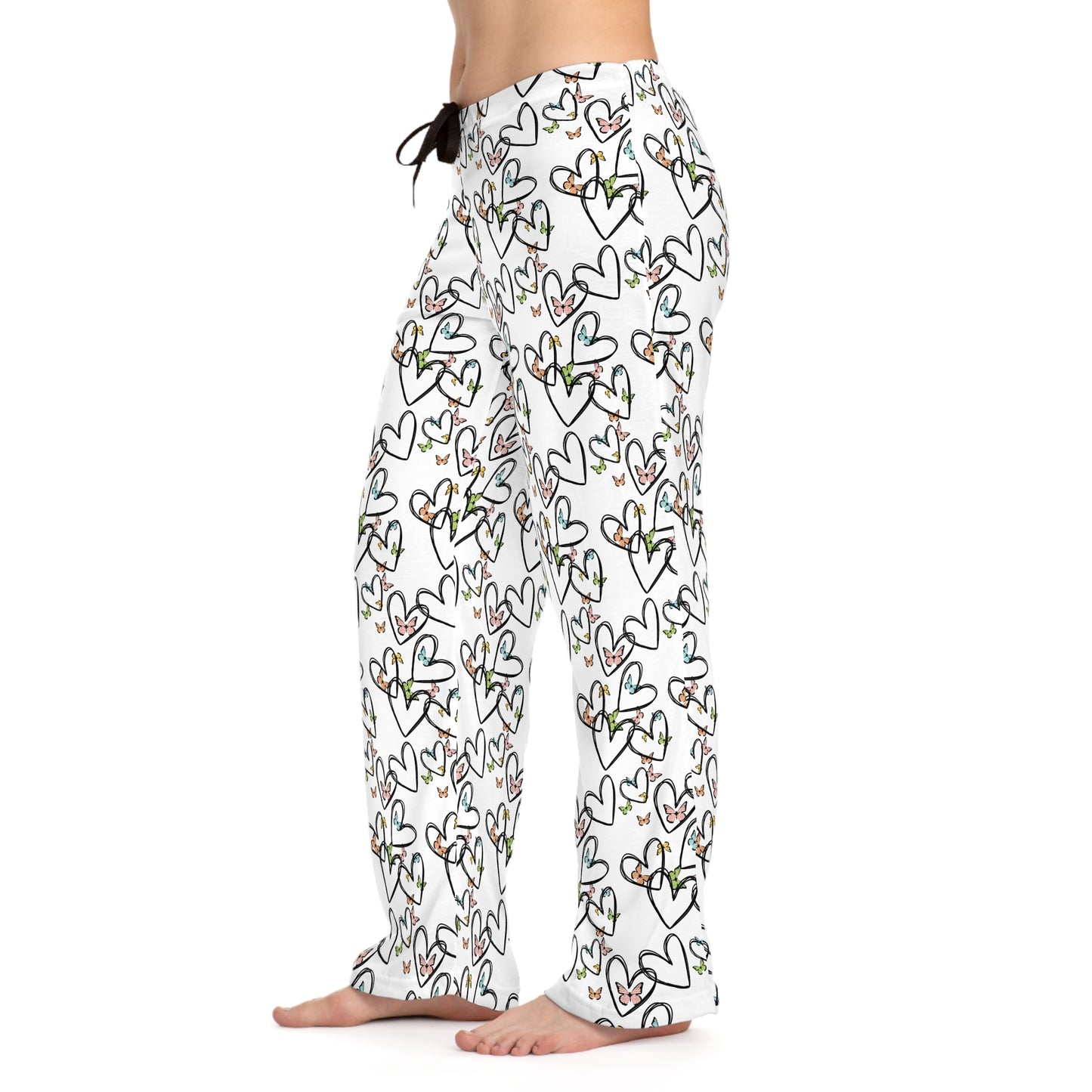 Valentines Heart Print Pajama Pants – Relax in Style - By Ts1st