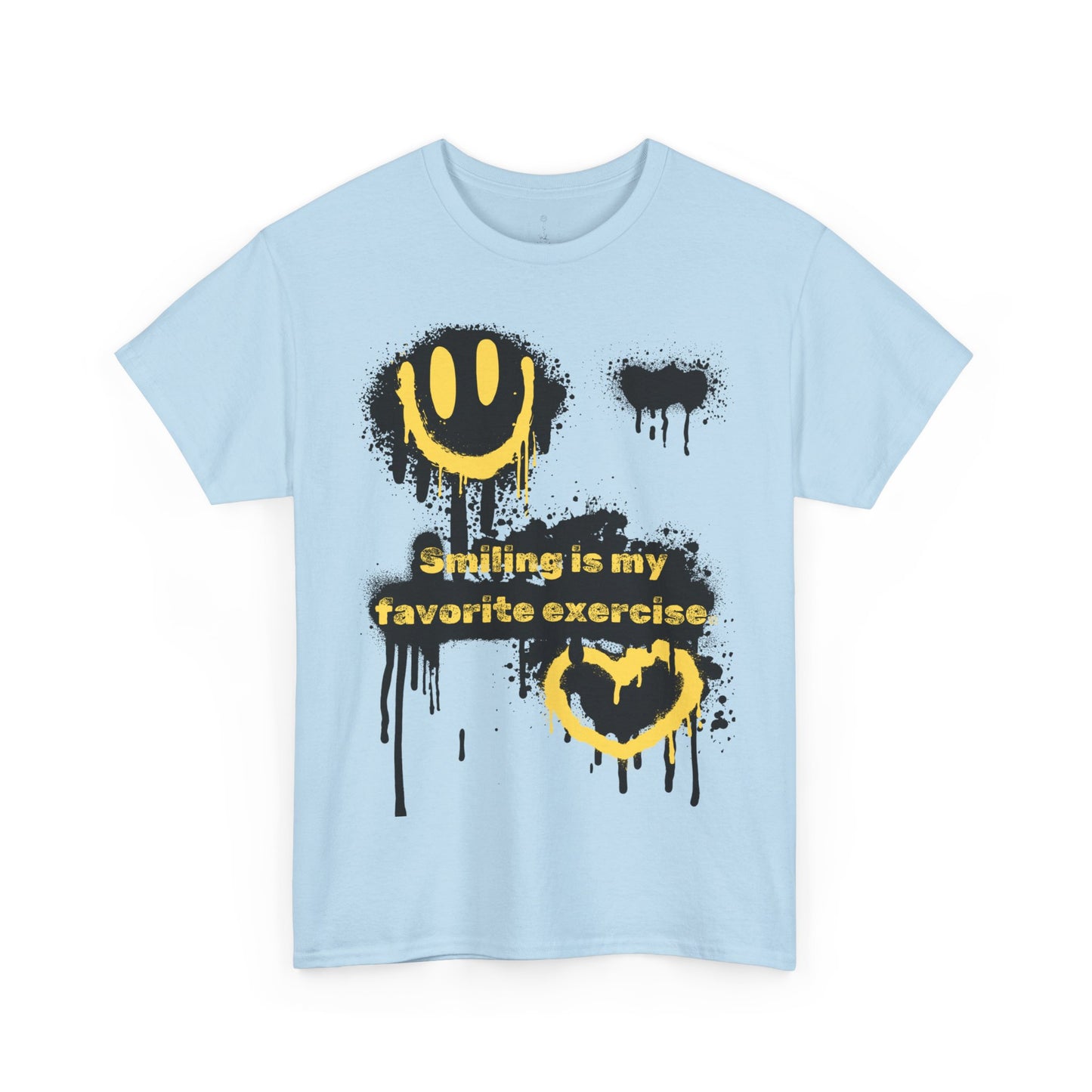 Ts1st Smiling Unisex Heavy Cotton Tee