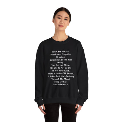 Mental Health Awareness Sweatshirt – Cozy Comfort with an Inspirational Message