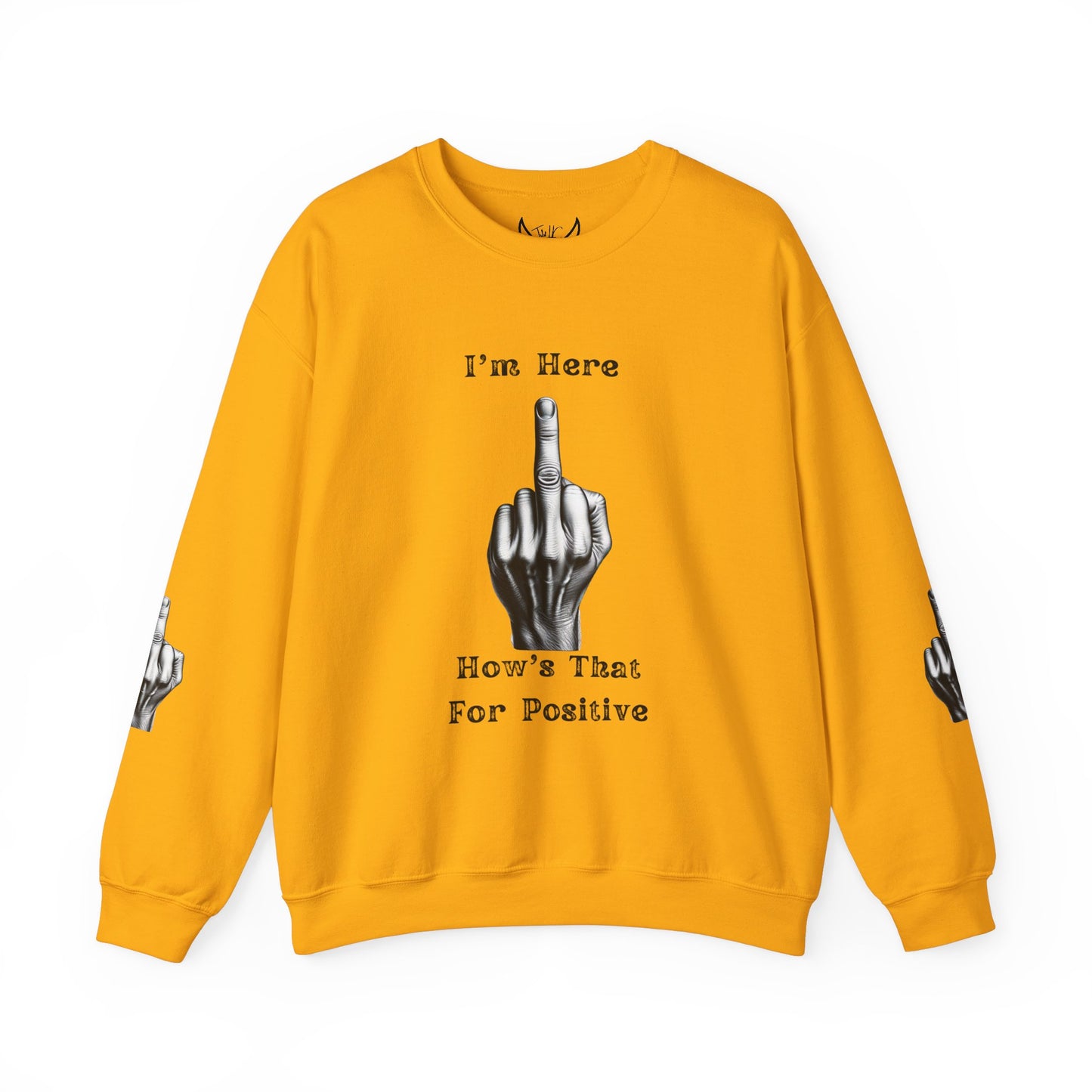 Middle Finger Graphic Unisex Crewneck Sweatshirt - Ts1st