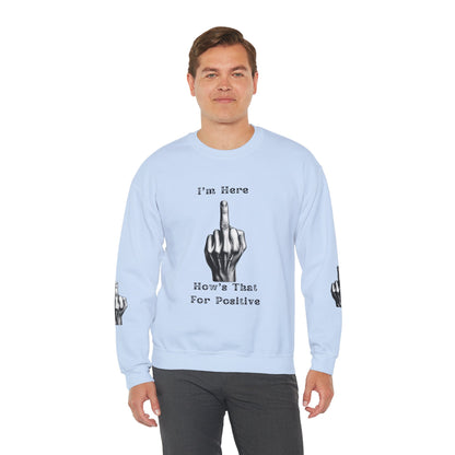 Middle Finger Graphic Unisex Crewneck Sweatshirt - Ts1st