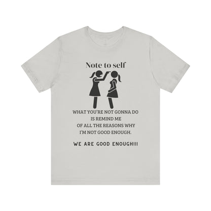 Ts1st You Are Enough Unisex Jersey Short Sleeve Tee