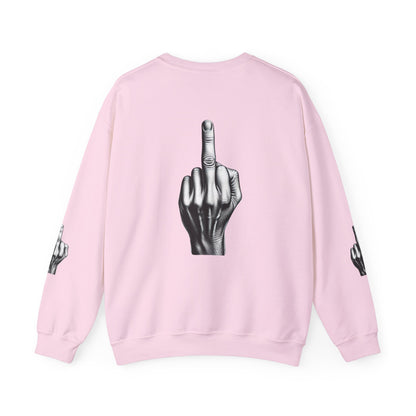 Middle Finger Graphic Unisex Crewneck Sweatshirt - Ts1st