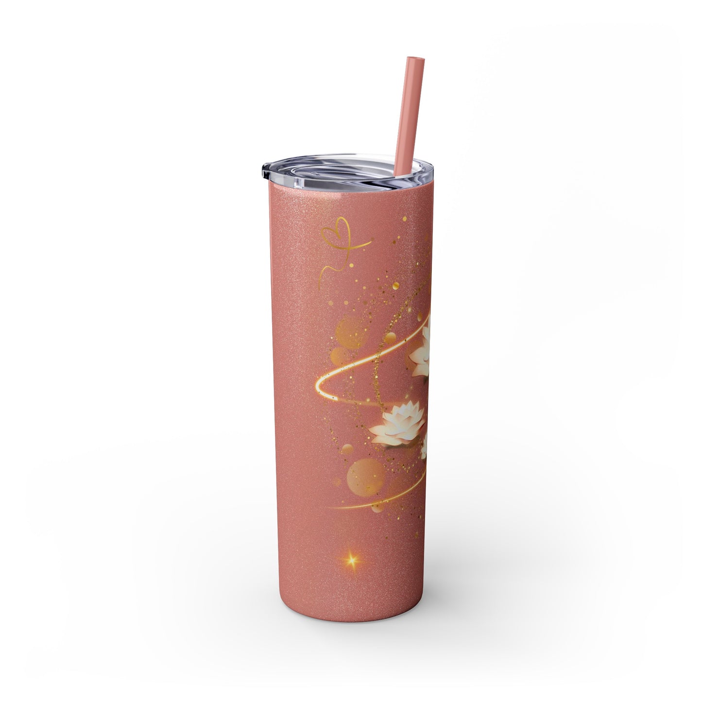 Skinny Tumbler with Straw, 20oz By Ts1st LLC