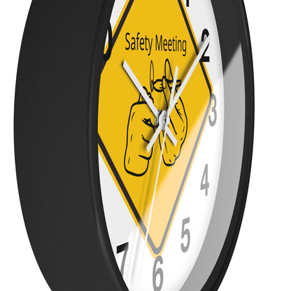 Ts1st LLC – "Safety Meeting" Wall Clock: A Must-Have for the 420 Community